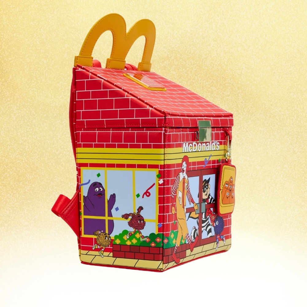 Loungefly McDonalds Happy Meal Mini Backpack and Wallet - Picture 4 of 9